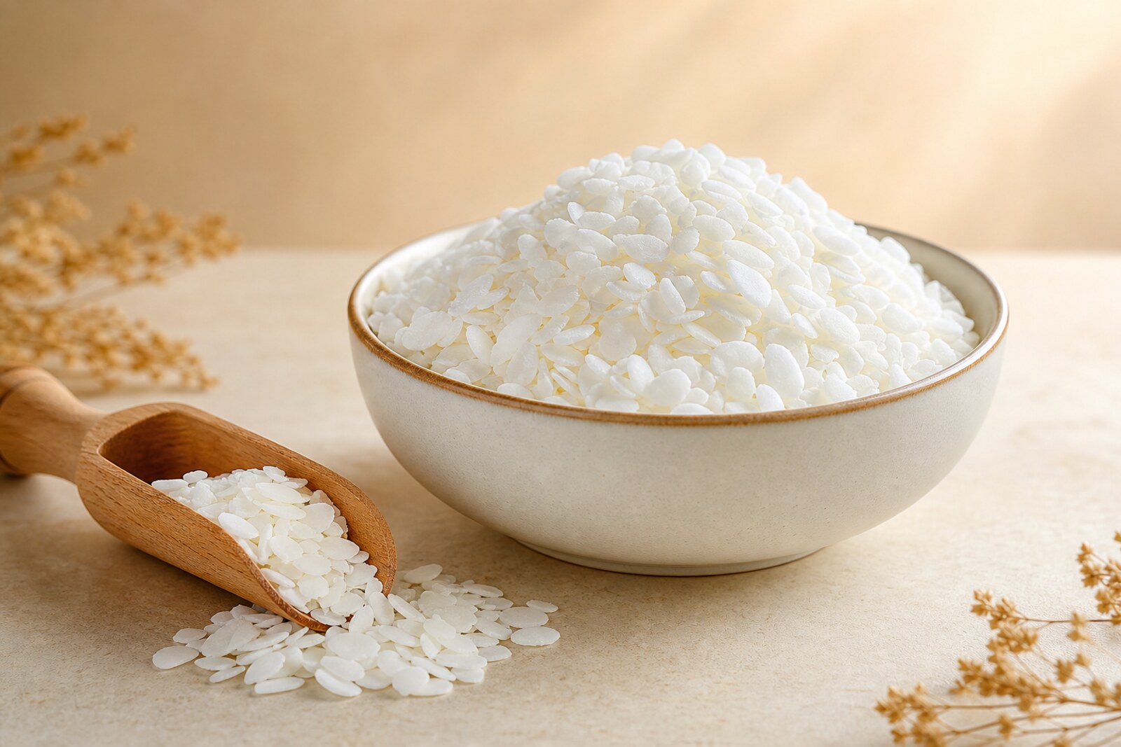 GMS emulsifier flakes for bakery, dairy, and processed foods